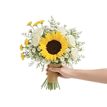 Golden Sunflower Bouquet