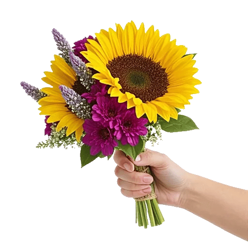 Golden Sunflower Bouquet