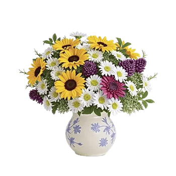 Radiant Bloom Cascade