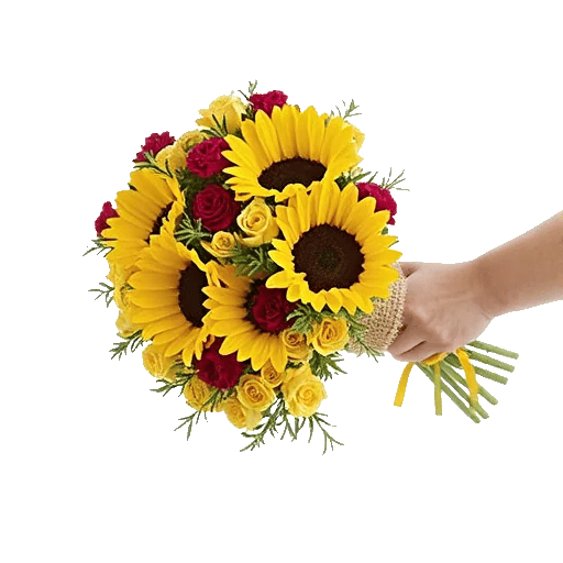 Golden Sunflower Bouquet
