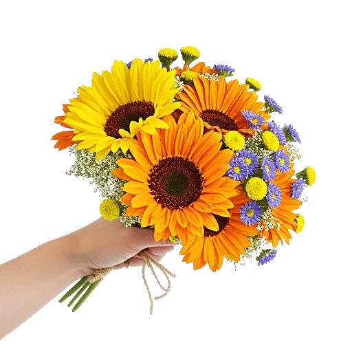 Golden Sunflower Bouquet