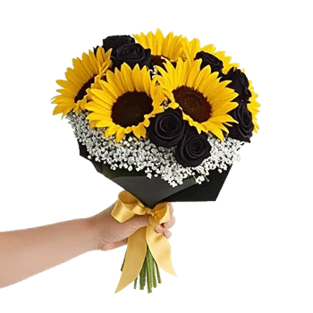 Golden Sunflower Bouquet