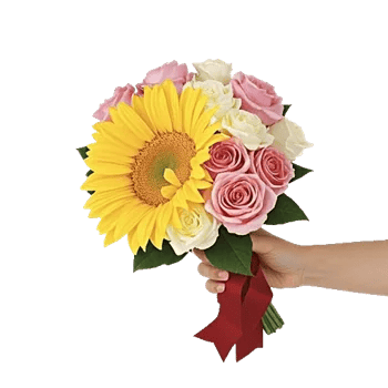 Golden Sunflower Bouquet