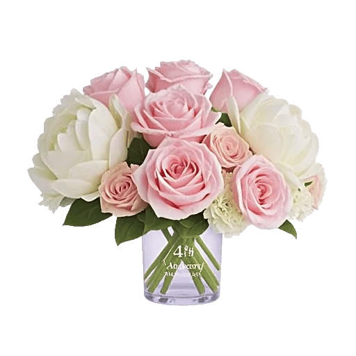 Blush Romantic Centerpiece