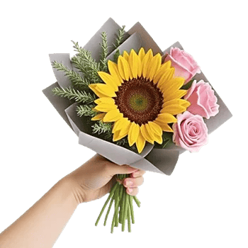 Golden Sunflower Bouquet