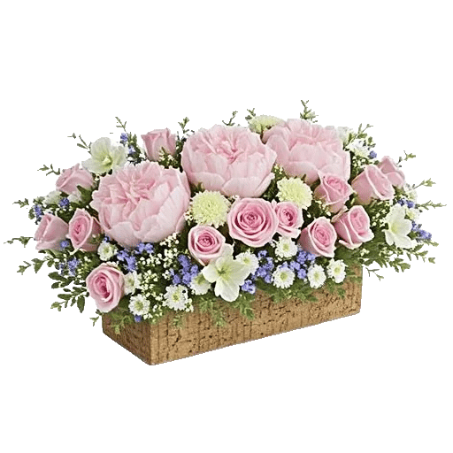 Blush Romantic Centerpiece