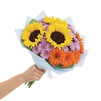 Golden Sunflower Bouquet