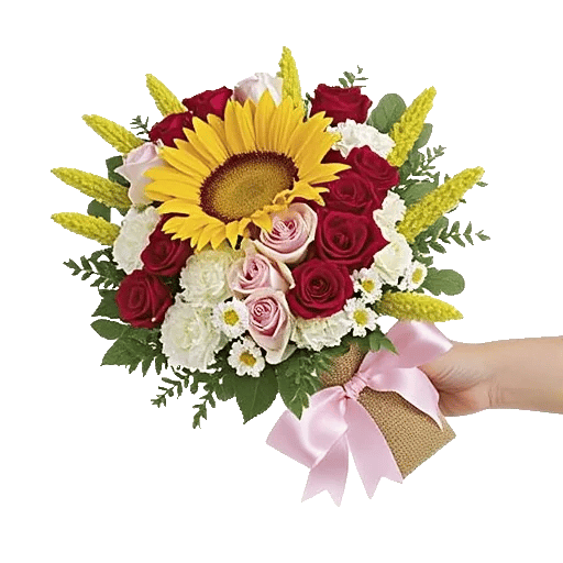 Golden Sunflower Bouquet