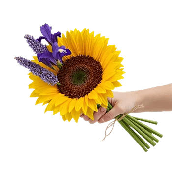 Golden Sunflower Bouquet