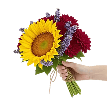 Golden Sunflower Bouquet