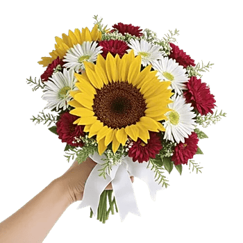 Golden Sunflower Bouquet