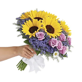 Golden Sunflower Bouquet