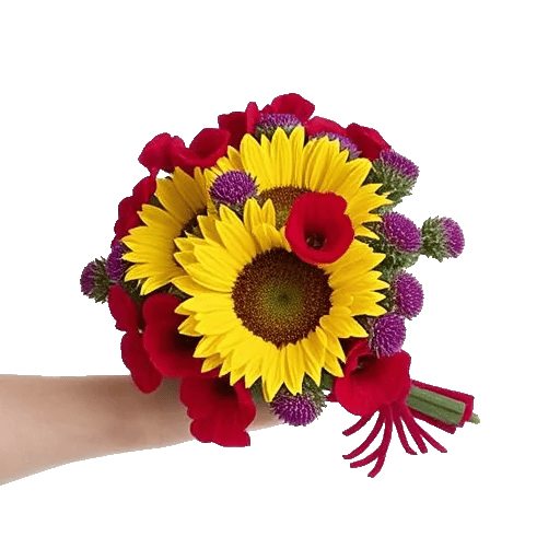 Golden Sunflower Bouquet