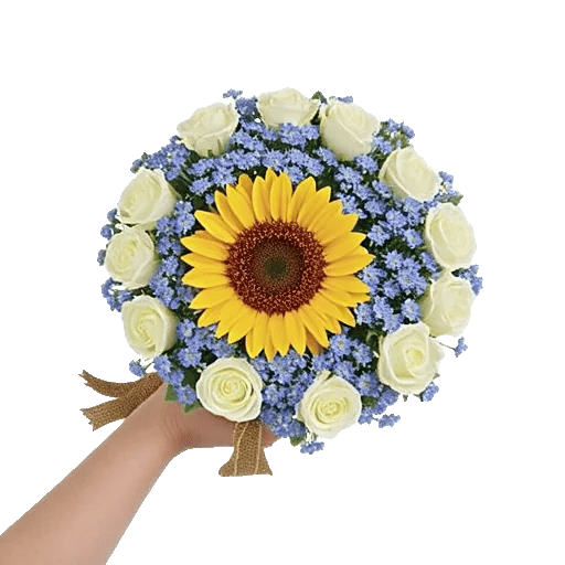 Golden Sunflower Bouquet