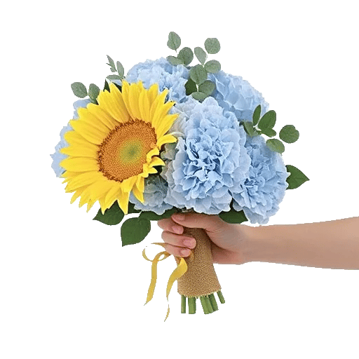Golden Sunflower Bouquet