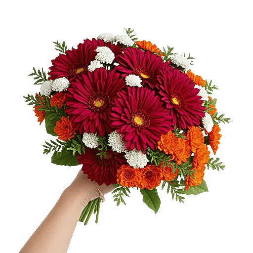 Crimson Blossom Harmony