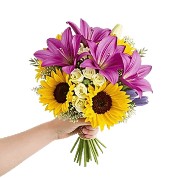 Graceful Lily Display