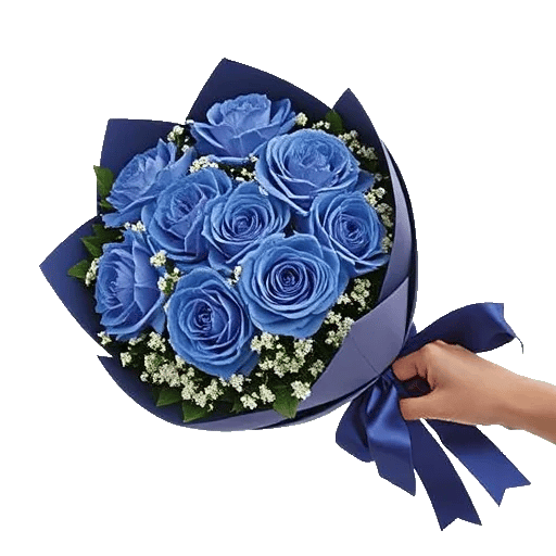 Elegant Blue Roses