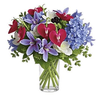 Crimson Blossom Harmony