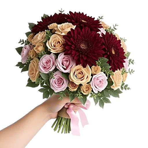 Crimson Blossom Harmony