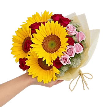 Golden Sunflower Bouquet