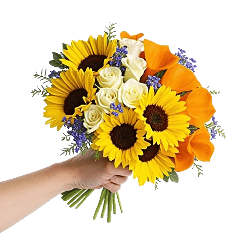 Golden Sunflower Bouquet