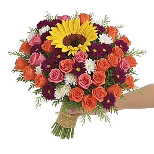 Golden Sunflower Bouquet
