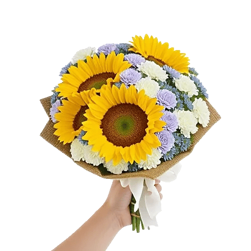 Golden Sunflower Bouquet