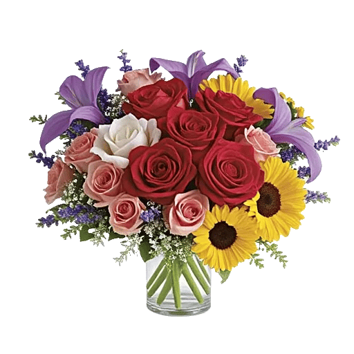 Crimson Blossom Harmony