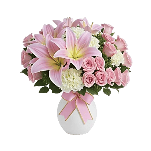 Graceful Lily Display