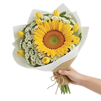 Golden Sunflower Bouquet