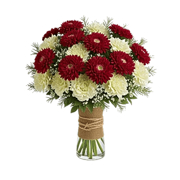 Crimson Blossom Harmony