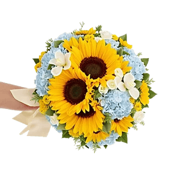 Golden Sunflower Bouquet