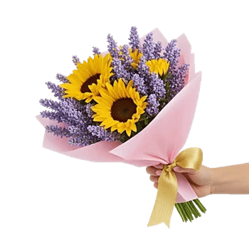 Golden Sunflower Bouquet