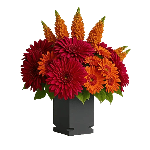 Crimson Blossom Harmony