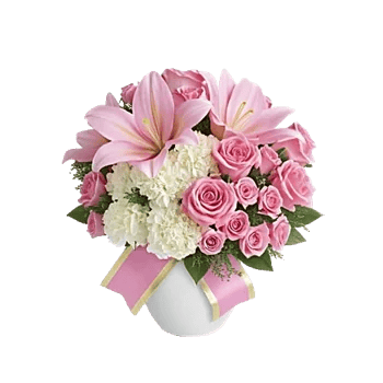 Graceful Lily Display