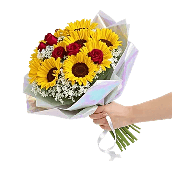 Golden Sunflower Bouquet