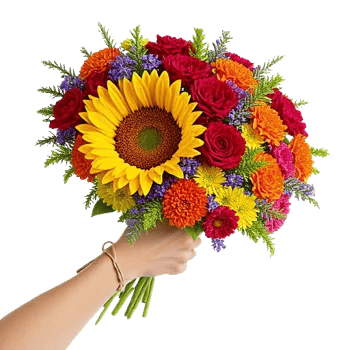 Golden Sunflower Bouquet