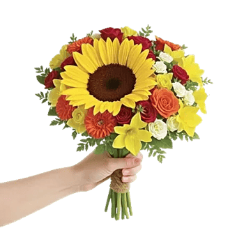 Golden Sunflower Bouquet