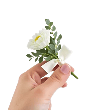 Minimalist White Orchids