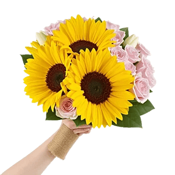 Golden Sunflower Bouquet