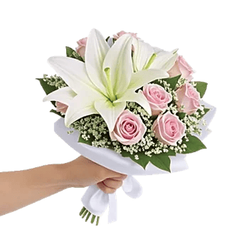 Graceful Lily Display