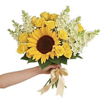 Amber Sunflower Glow