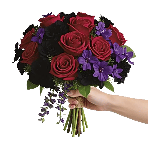 Crimson Blossom Harmony