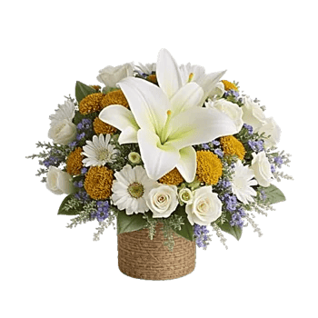Graceful Lily Display