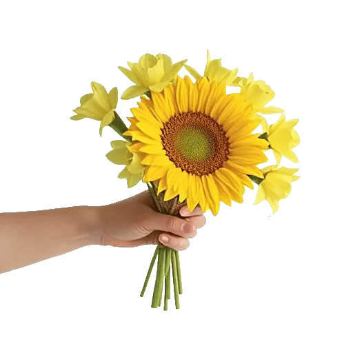 Golden Sunflower Bouquet
