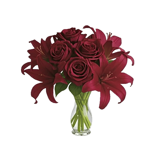 Crimson Blossom Harmony