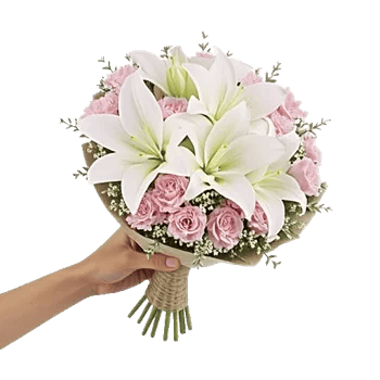 Graceful Lily Display