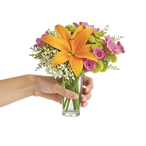 Graceful Lily Display