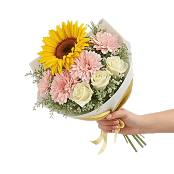 Golden Sunflower Bouquet
